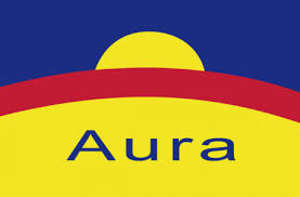 logotipo da Aura - Empresa de cartão de crédito um dos métodos de pagamento aceito pela Integrare Terapias Psicologia